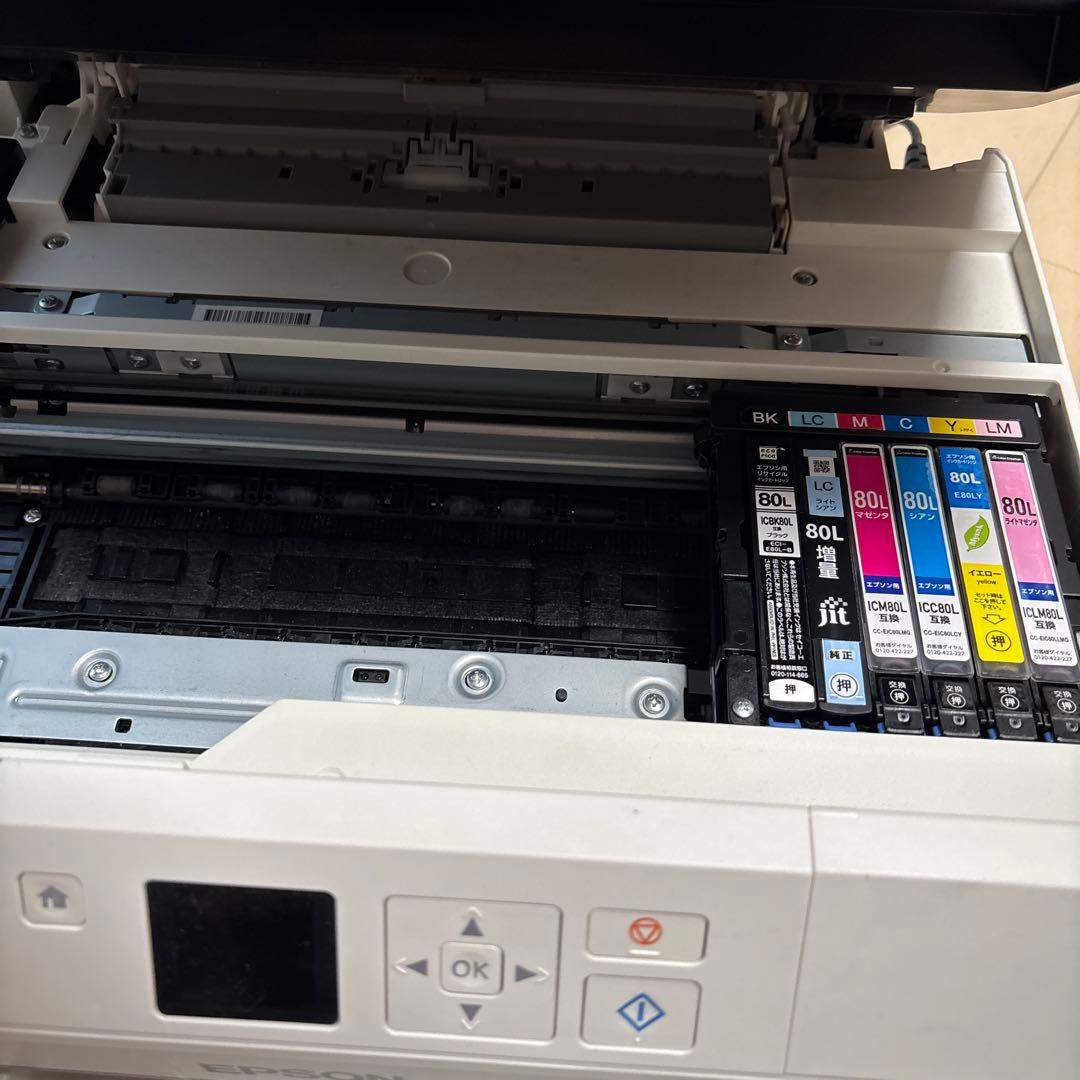 【ジャンク品】 エプソンプリンター EP-708A インク IC6CL80L