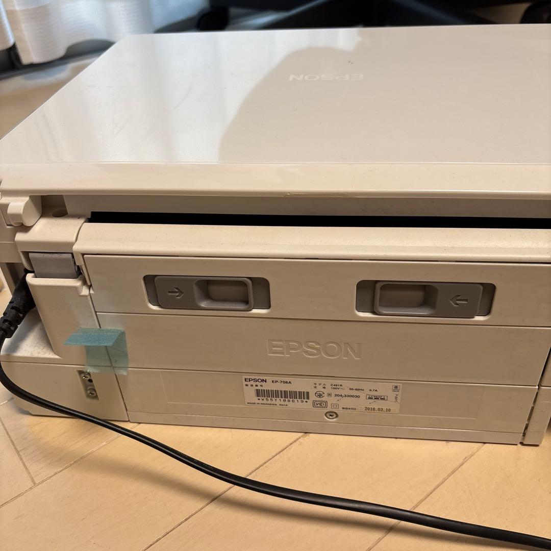 【ジャンク品】 エプソンプリンター EP-708A インク IC6CL80L