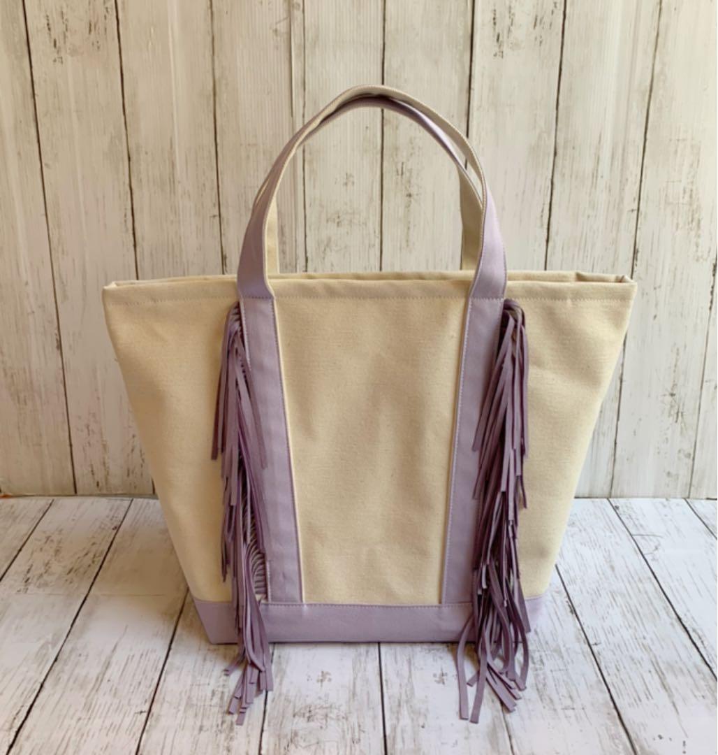 ☆オーダー受付中*° トートバッグ ミニトート フリンジトート