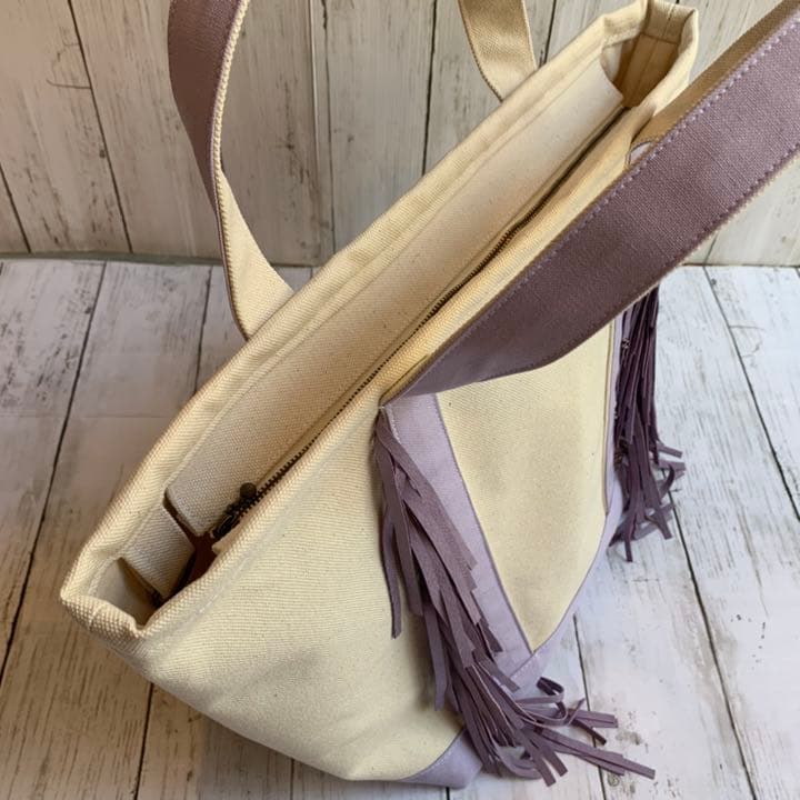 ☆オーダー受付中*° トートバッグ ミニトート フリンジトート