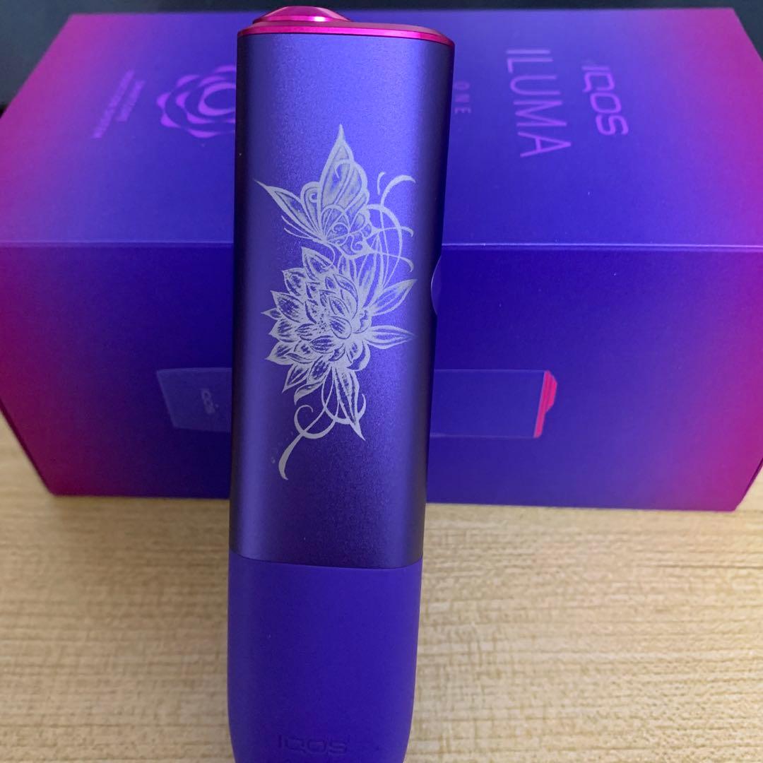 ２　iQOS ILUMA ONE イルマワン 加工 蝶々　アイコス
