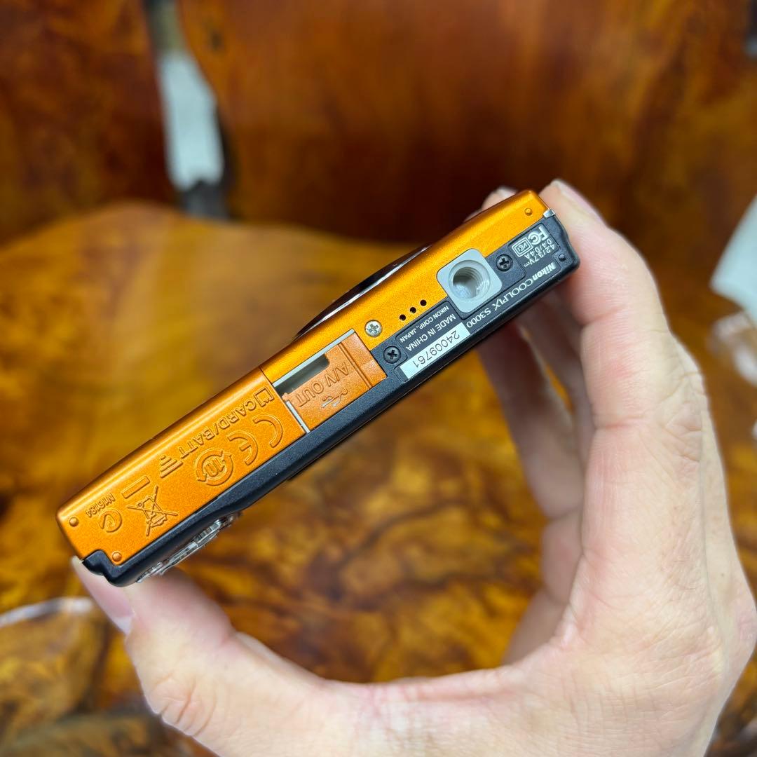 Nikon COOLPIX S3000 オレンジ 4倍光学ズーム