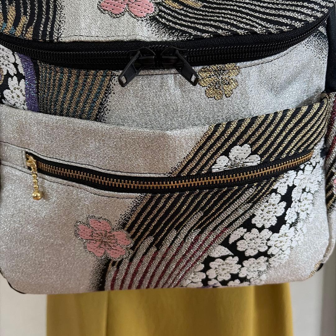 帯リメイクリュック 2-60