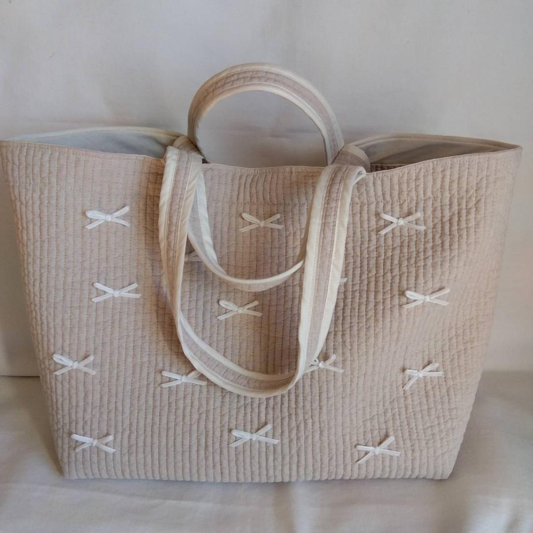 ☆ピクニックトート☆ ヌビバッグ　オフホワイト