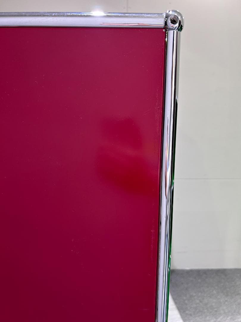 【残り1点】USMハラー　キャビネット 1列3段 赤 レッド