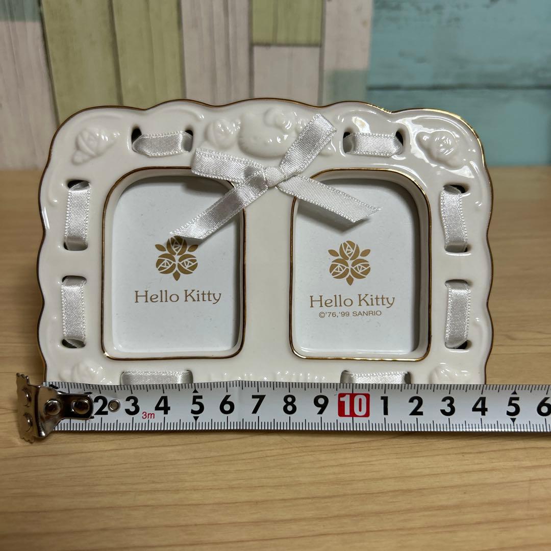 ハローキティ　フォトフレーム　陶器　K/T フォトフレームフェミニン