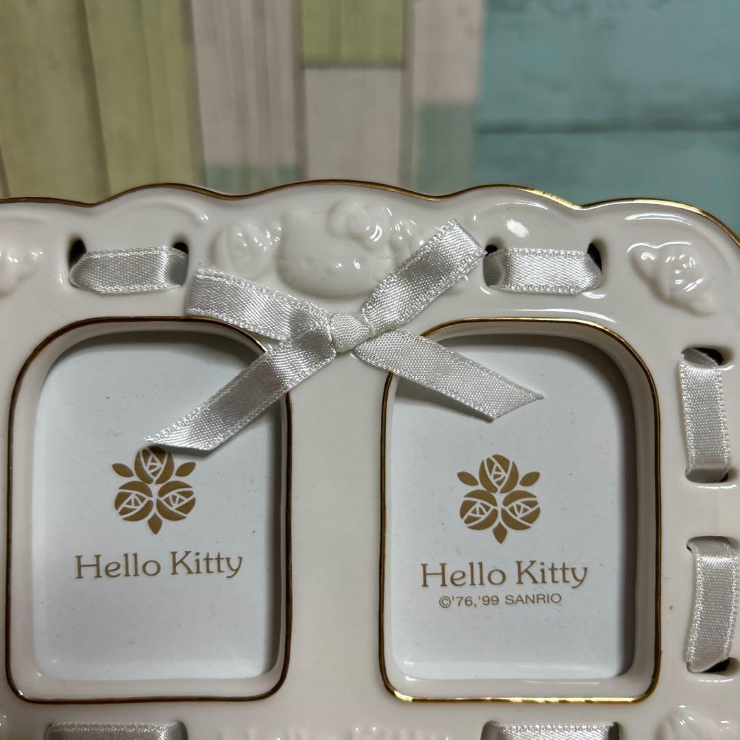 ハローキティ　フォトフレーム　陶器　K/T フォトフレームフェミニン