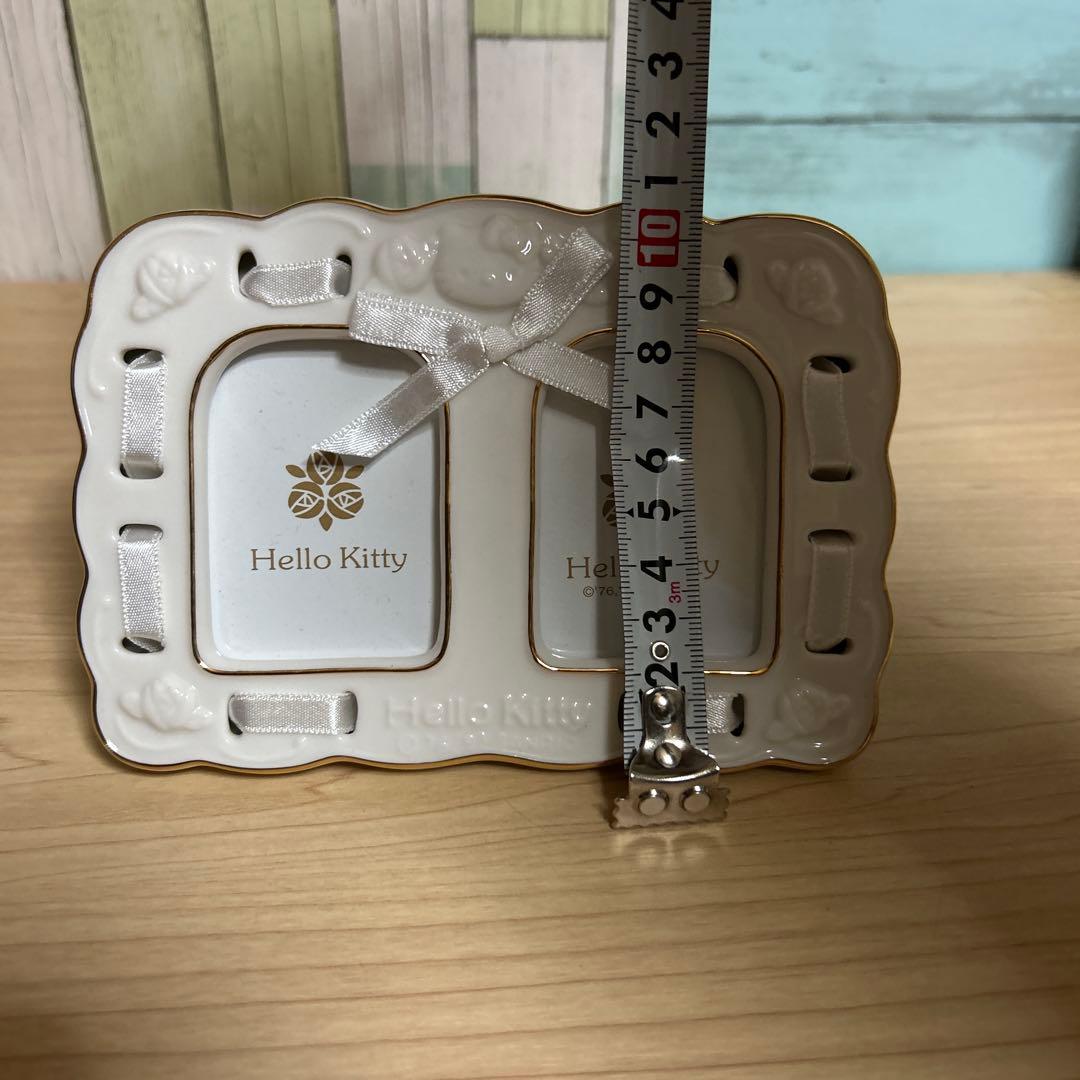 ハローキティ　フォトフレーム　陶器　K/T フォトフレームフェミニン