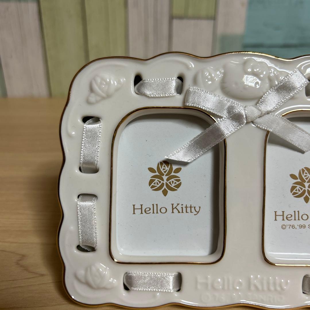 ハローキティ　フォトフレーム　陶器　K/T フォトフレームフェミニン