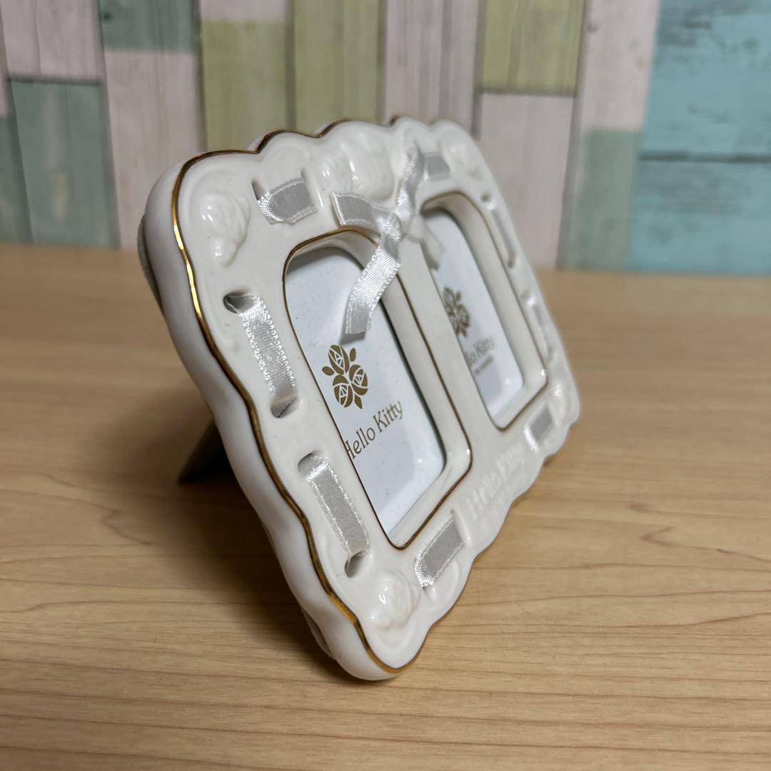 ハローキティ　フォトフレーム　陶器　K/T フォトフレームフェミニン