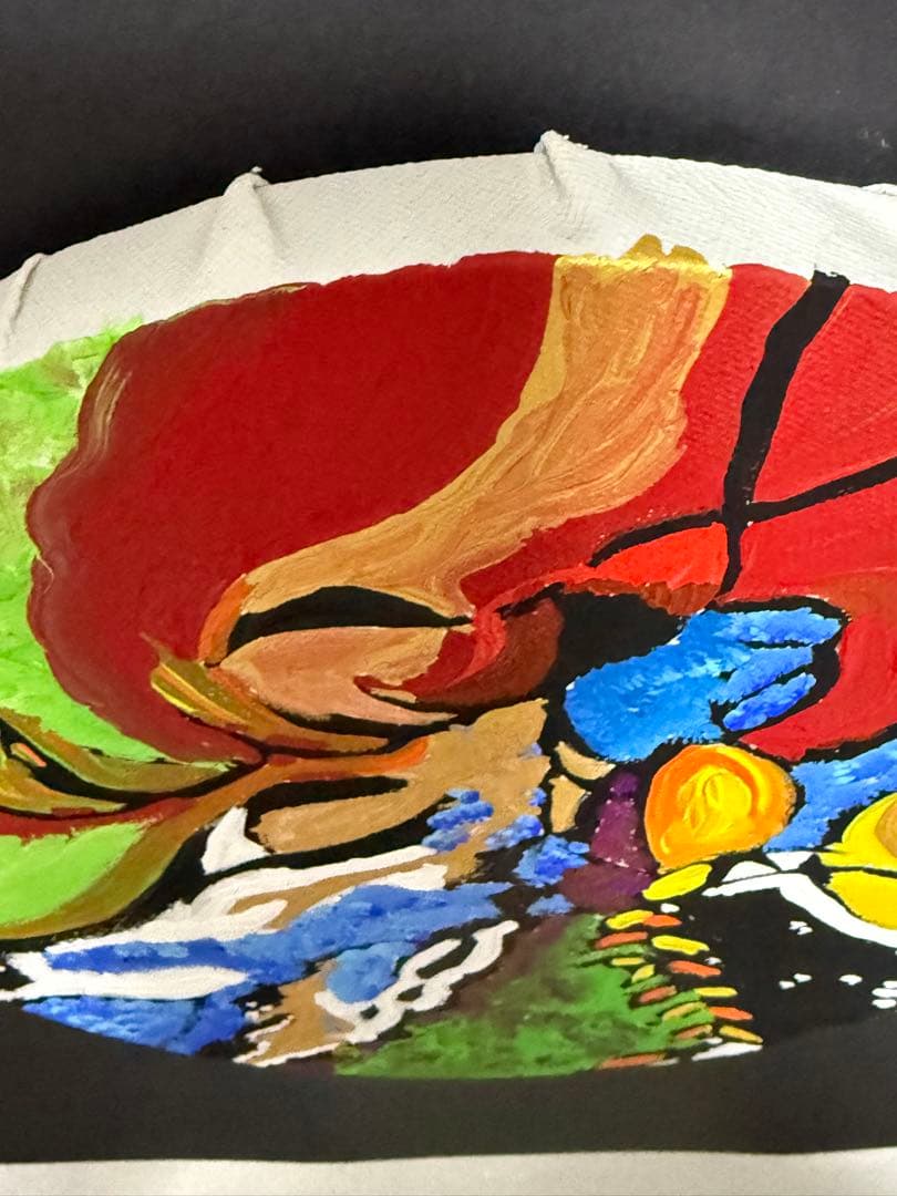 Anna.K 抽象画 円形 カラフル　品番A-1