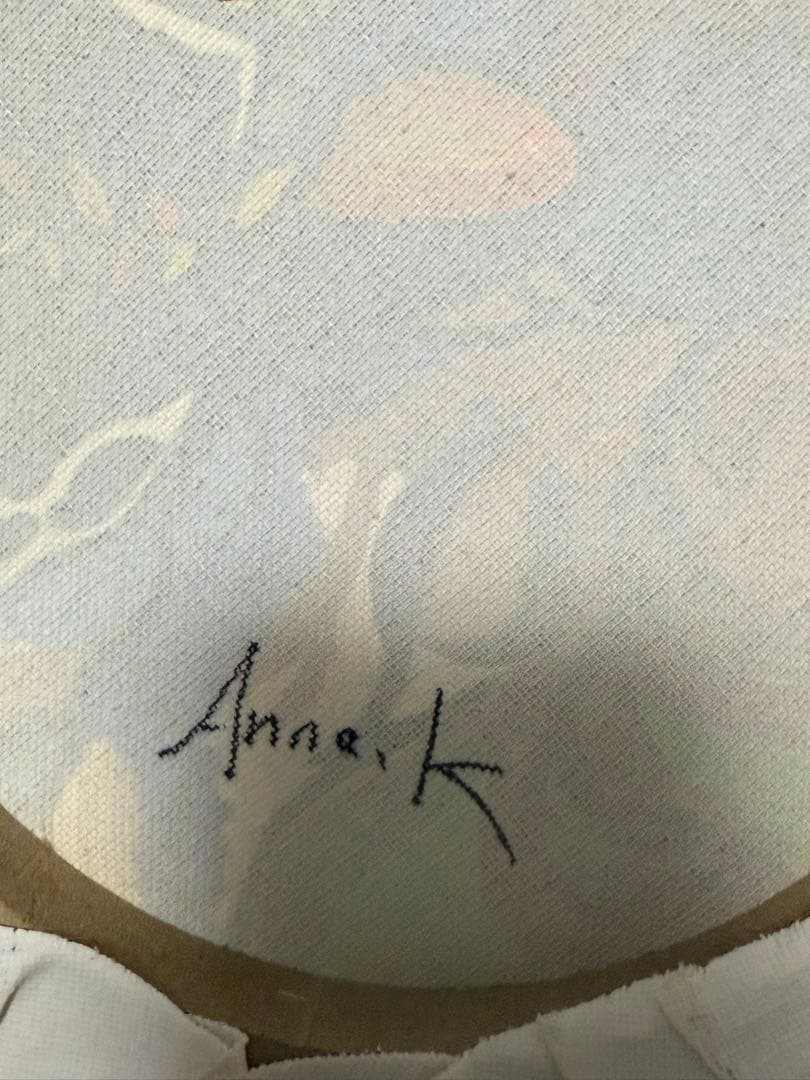 Anna.K 抽象画 円形 カラフル　品番A-1