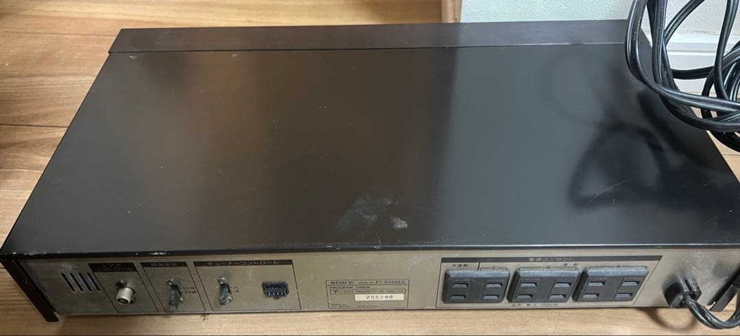 SONY PT-D555ES ウィークリープログラムタイマー 通電okジャンク品