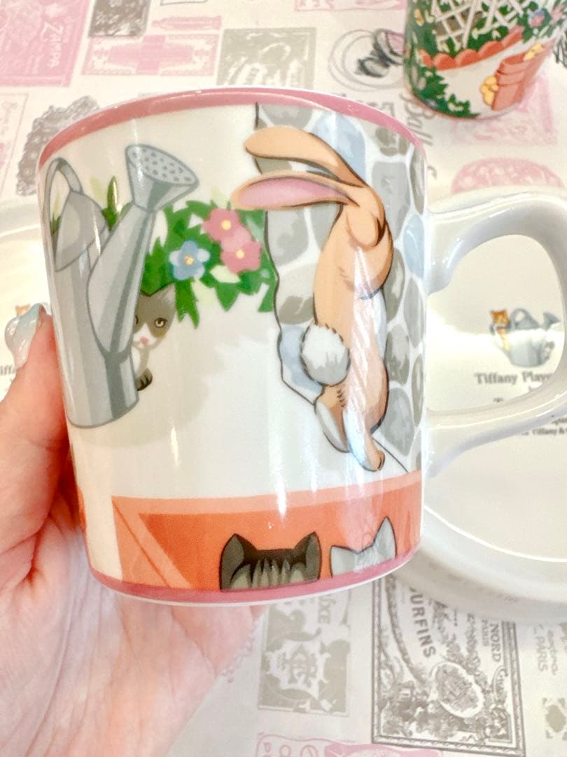 【米国ティファニー】 プレイグラウンド　ボウル＆コップ4点セット