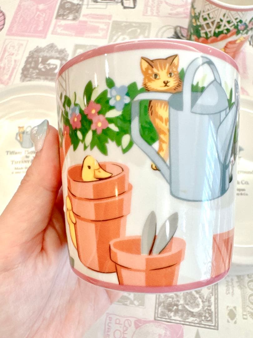 【米国ティファニー】 プレイグラウンド　ボウル＆コップ4点セット