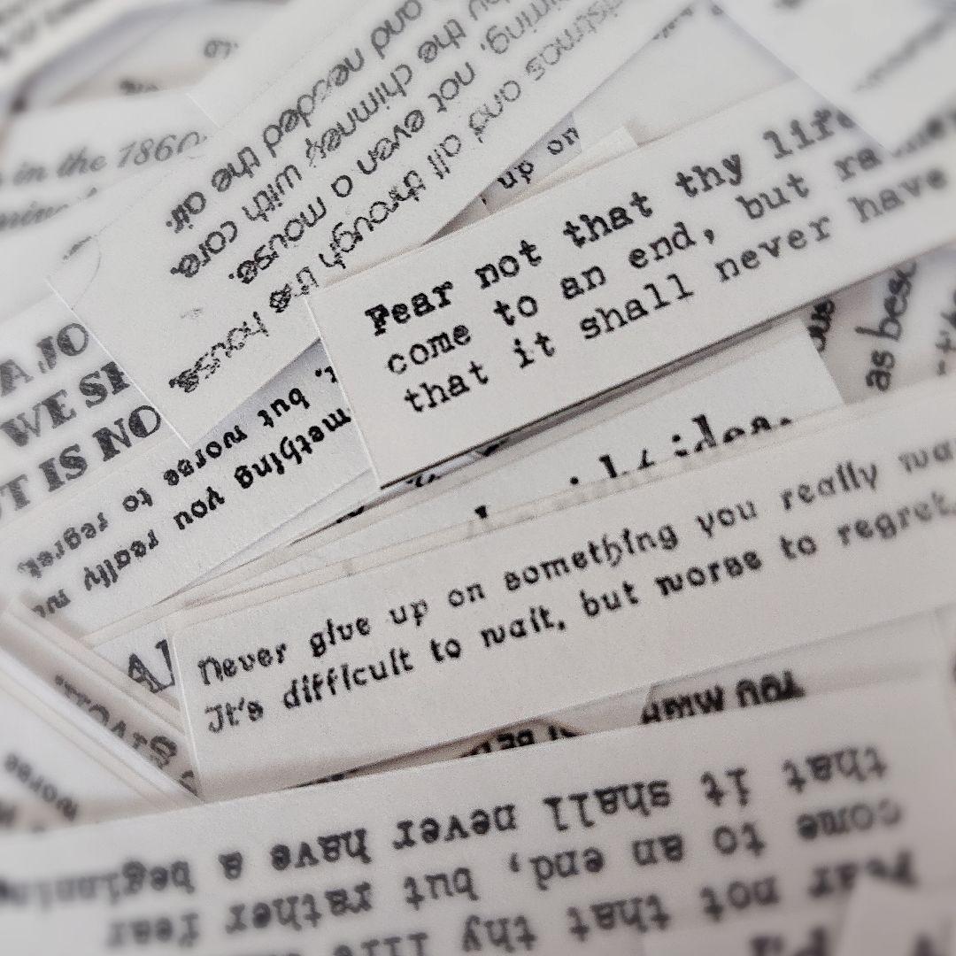 485   ＊横長英文シール