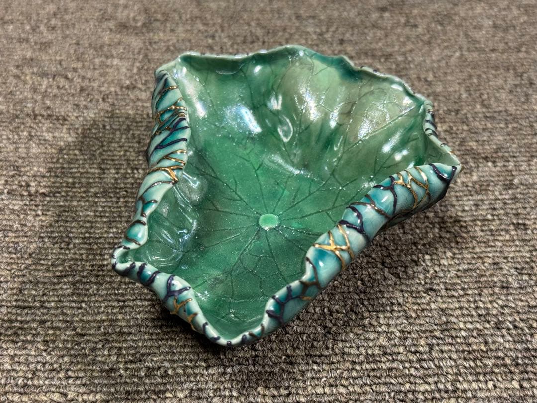 蓮葉 皿 池田寛子