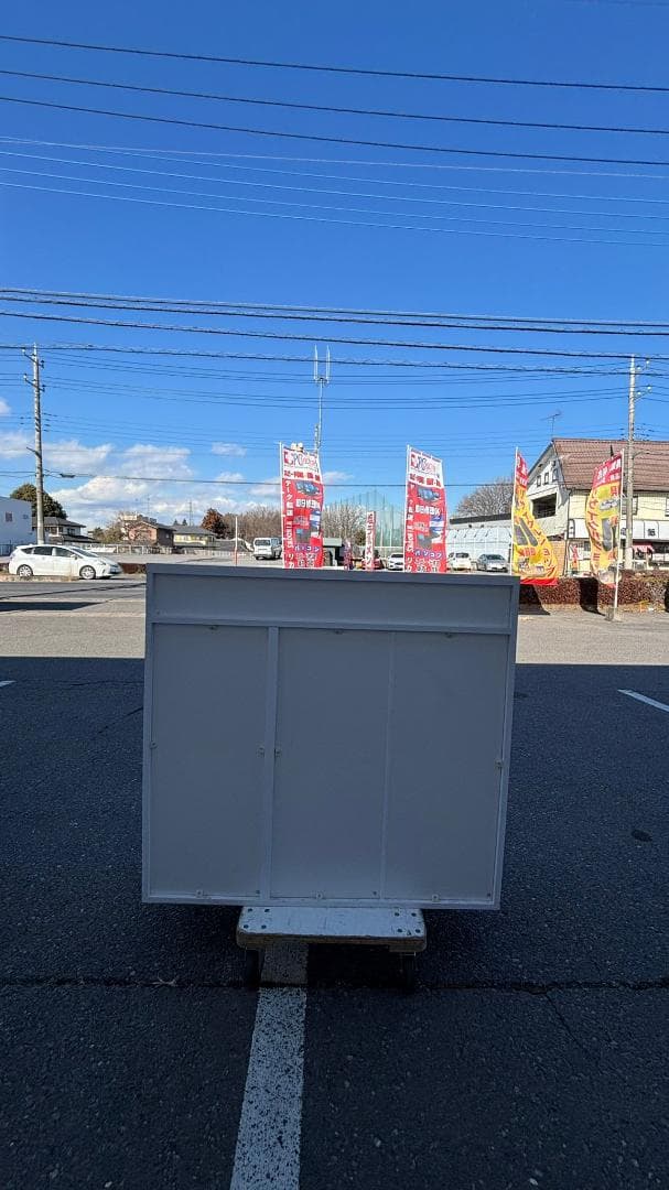 キャスター付き キャビネット リビング収納 ホワイト