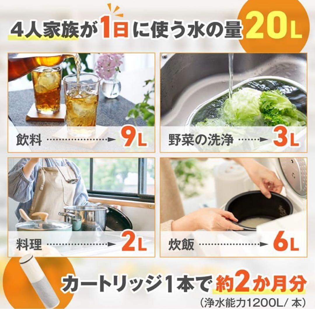 TOTO 正規品 浄水カートリッジ 2本入り TH658タイプ用 12物質除去