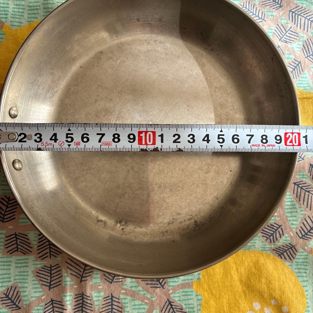 アンティーク食器◾️銅製フライパン【20cm】