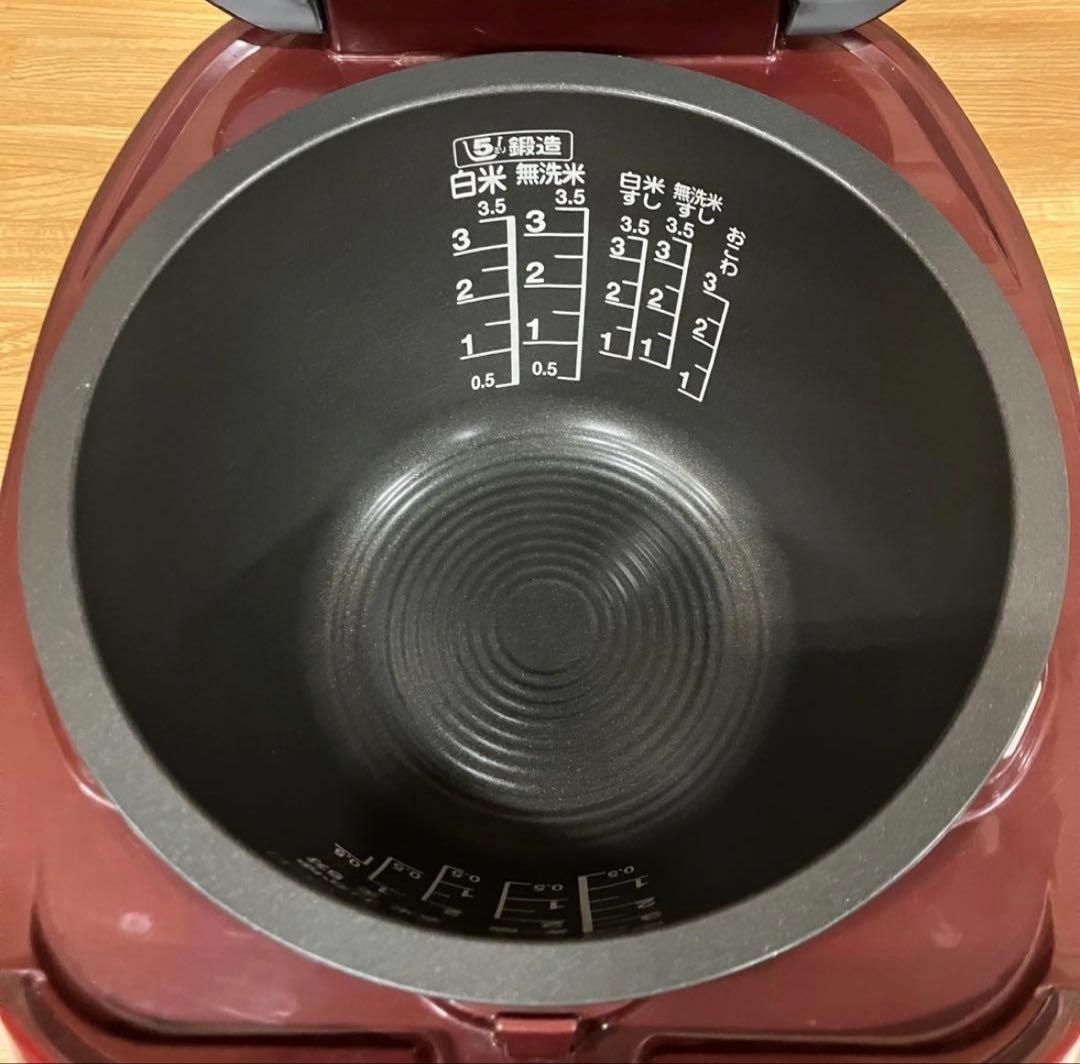 一都三県限定　配送無料　IH炊飯器　TOSHIBA 東芝　3.5合　中古再生品