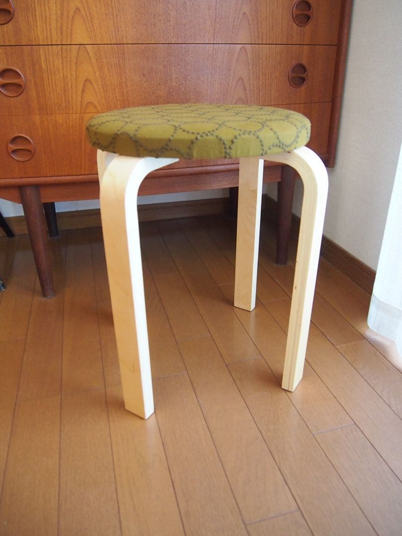 tamtamさん専用 ミナペルホネン ハンドメイド 丸スツール 2脚セット 生地