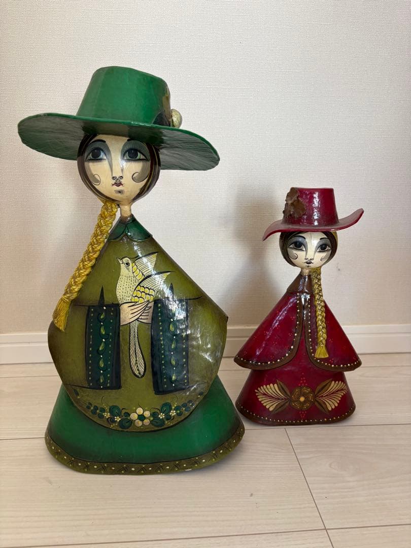 【セルメル】メキシコドールアンティークベーパーマシェ張子70年代イデーアクタス