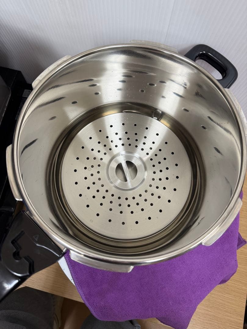 【良品】ECONO LAVINETT ステンレス圧力鍋 6L 付属品あり