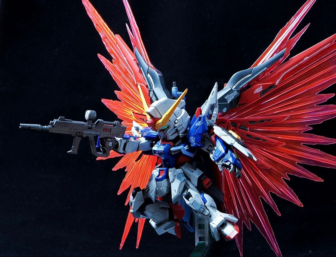 mgsd デスティニーガンダム　全塗装　完成品　2 イエロー変更