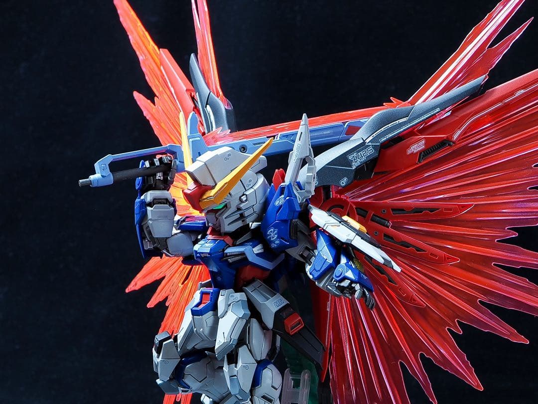 mgsd デスティニーガンダム　全塗装　完成品　2 イエロー変更