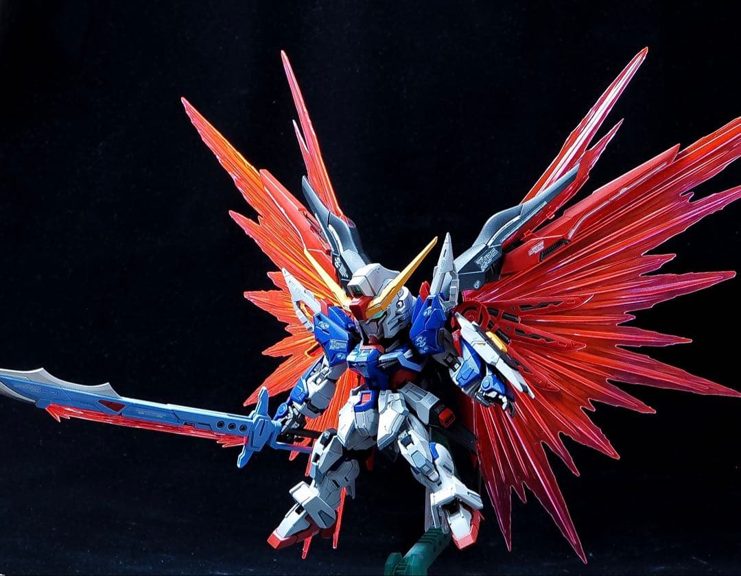mgsd デスティニーガンダム　全塗装　完成品　2 イエロー変更