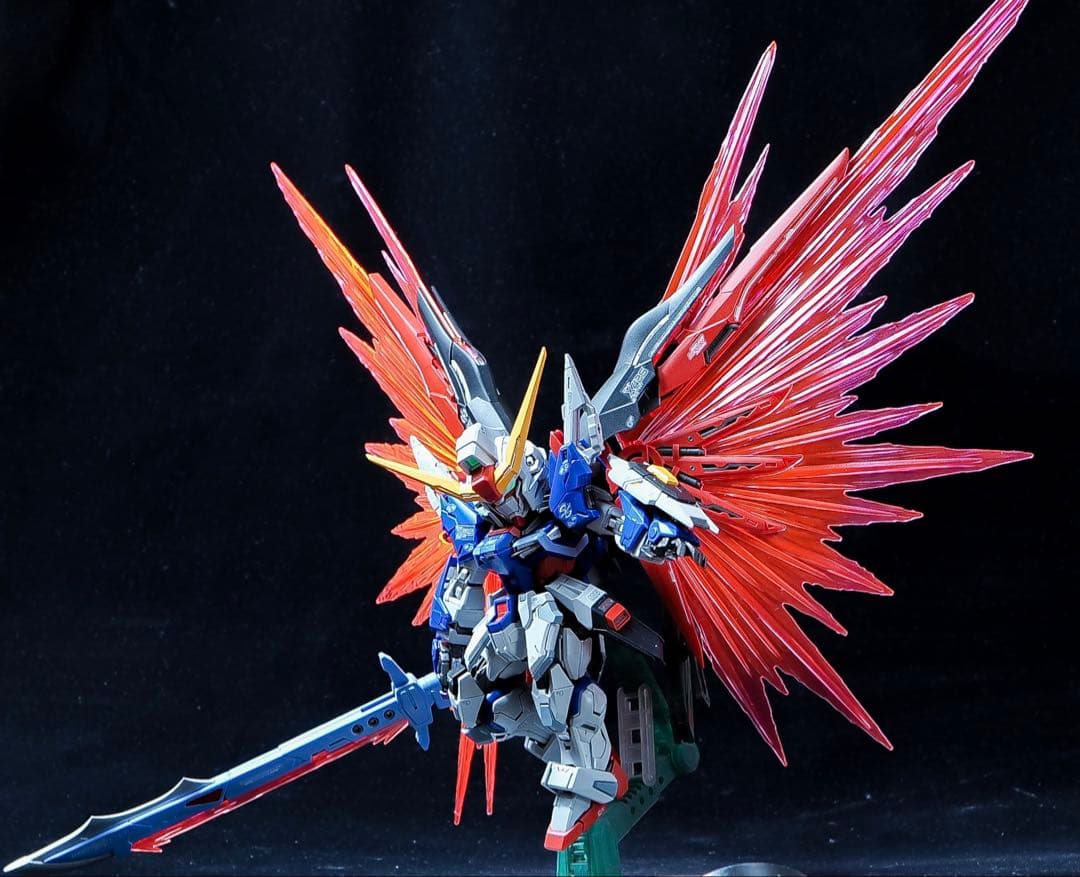 mgsd デスティニーガンダム　全塗装　完成品　2 イエロー変更