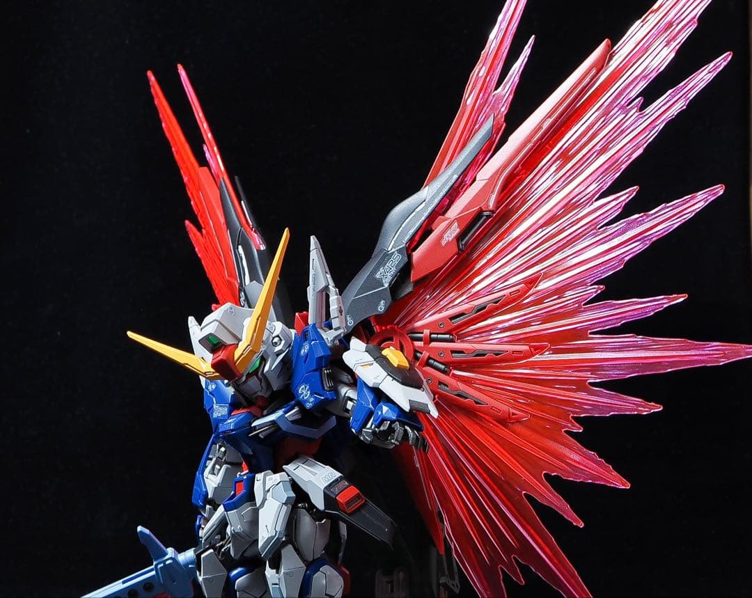 mgsd デスティニーガンダム　全塗装　完成品　2 イエロー変更