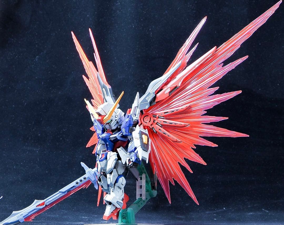 mgsd デスティニーガンダム　全塗装　完成品　2 イエロー変更