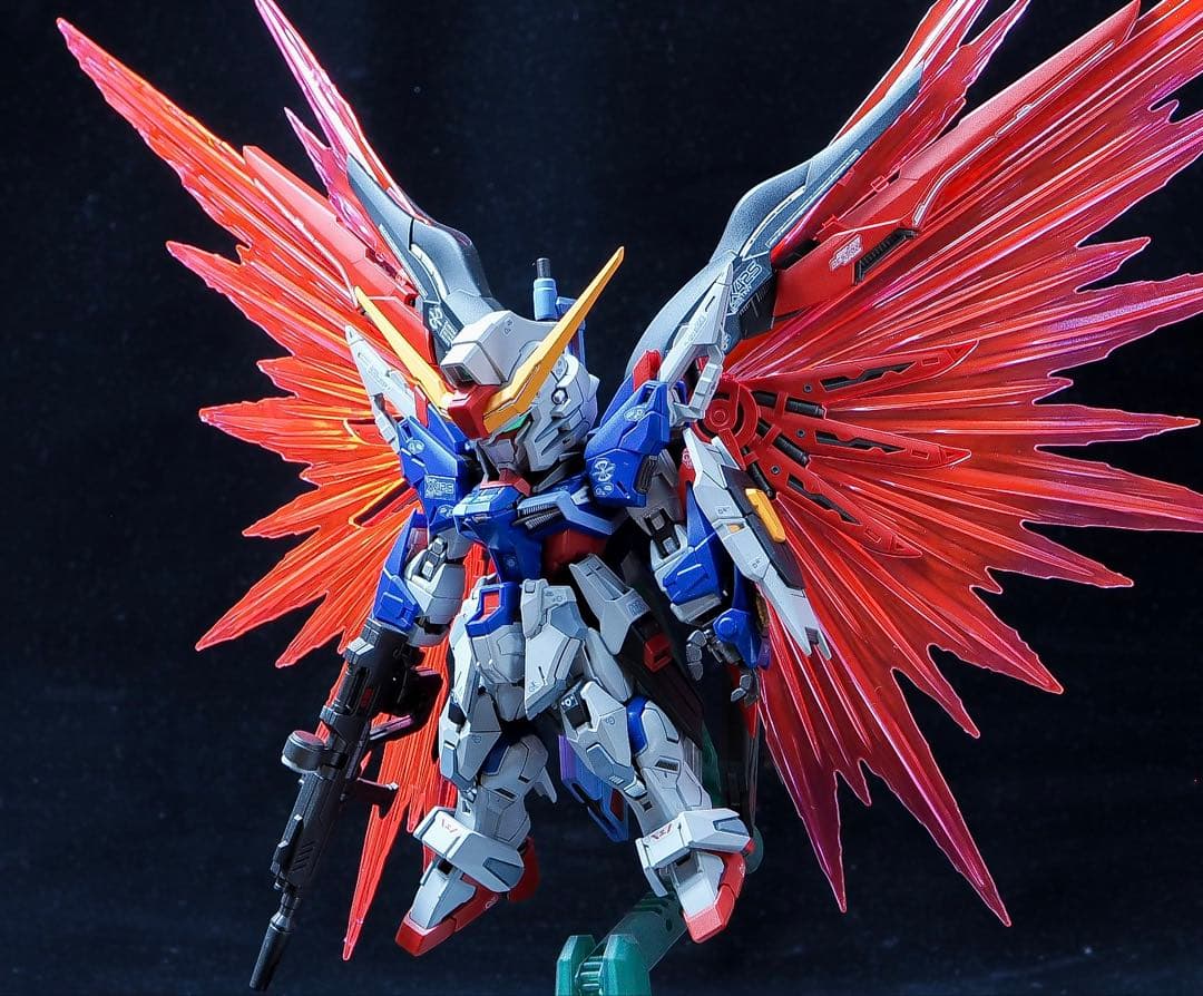 mgsd デスティニーガンダム　全塗装　完成品　2 イエロー変更
