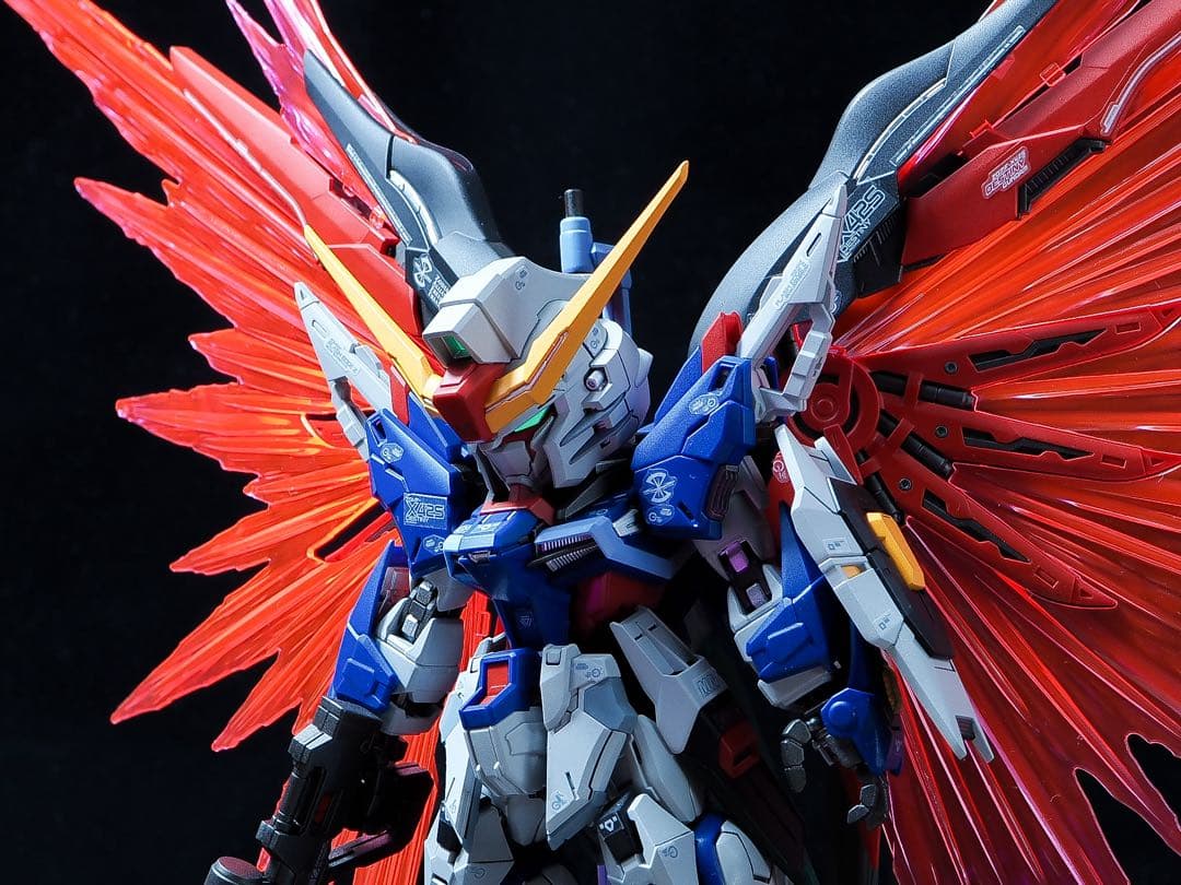 mgsd デスティニーガンダム　全塗装　完成品　2 イエロー変更