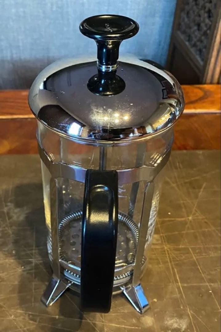 アンティーク カジャール朝　銅彫金装飾39cmプレート・鑑賞スタンド付４点セット