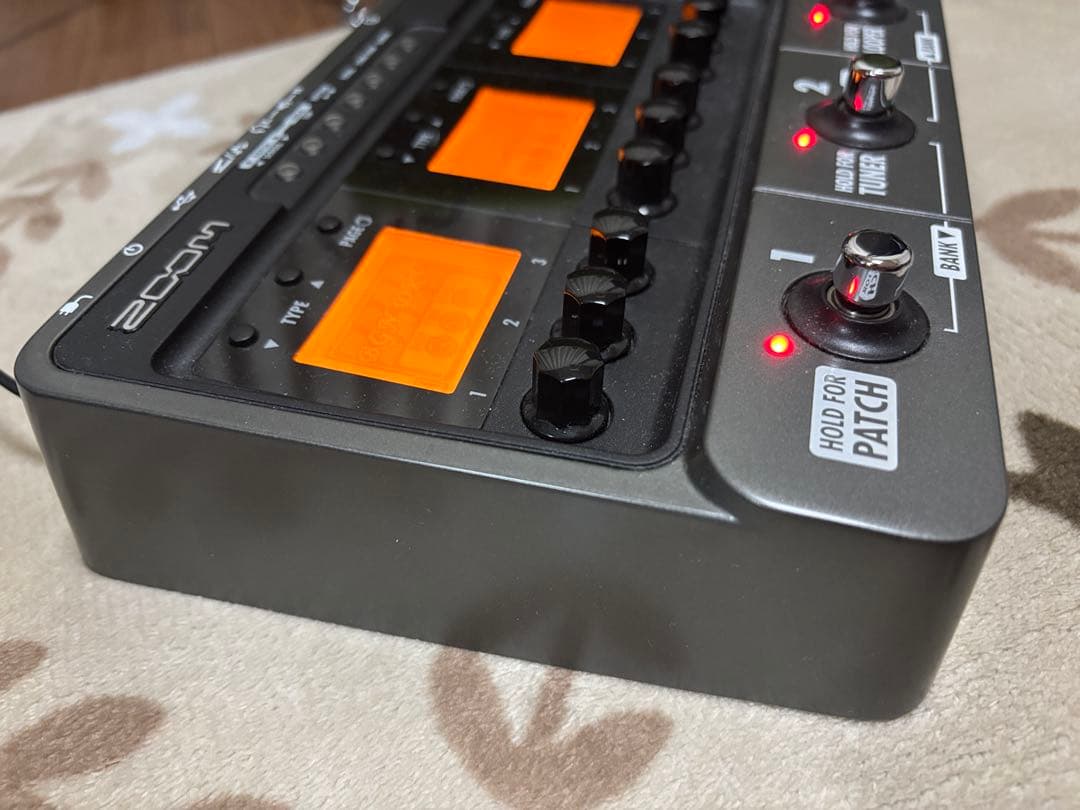 ZOOM G3 動作確認OK 純正アダプターと説明書付き　zoomマルチ