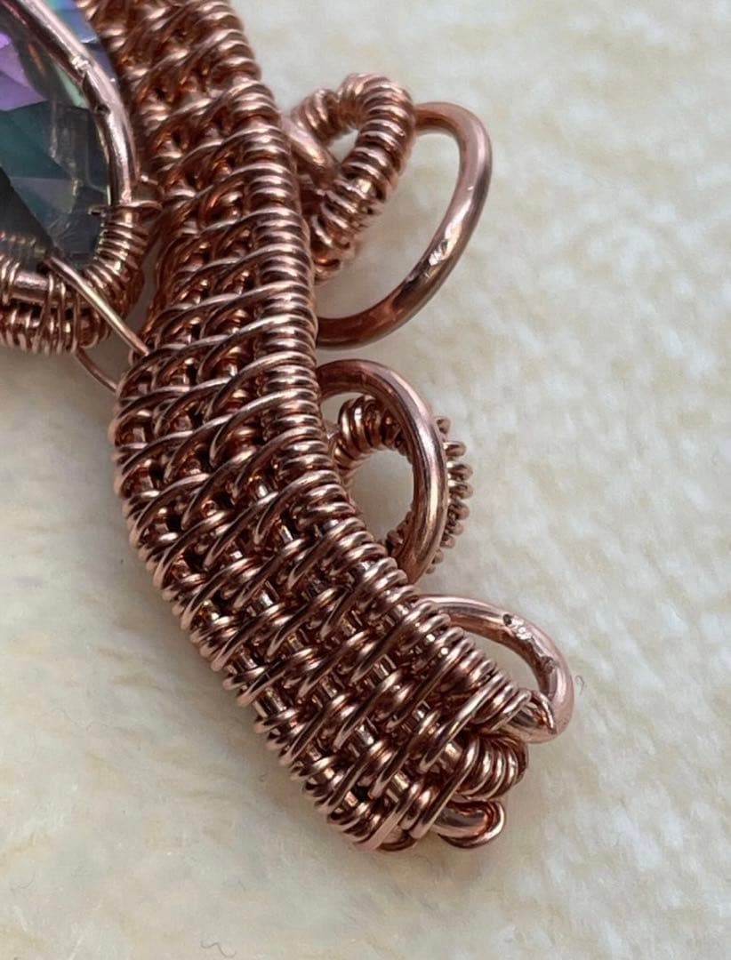 ⚫️ミスティックレインボートパーズ　ペンダントトップ　　値下げしました12000→