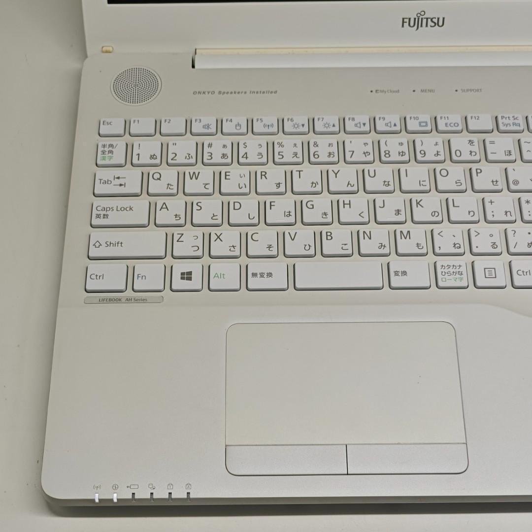 【富士通】AH50 高速i7 SSD256GB 16GB ホワイト ノートPC