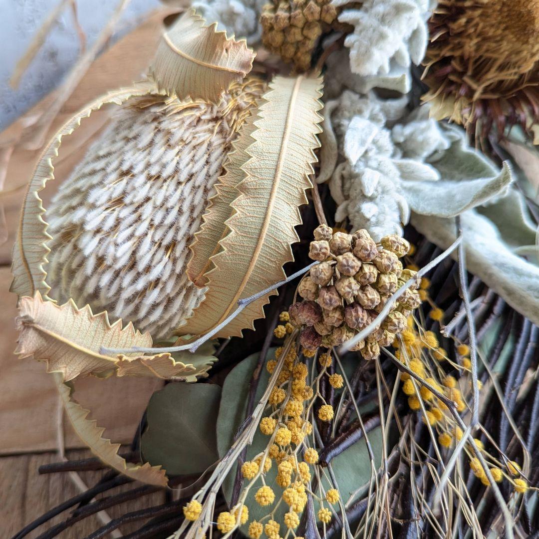 専用＊バンクシア＆クエキフオリア ドライフラワースワッグ