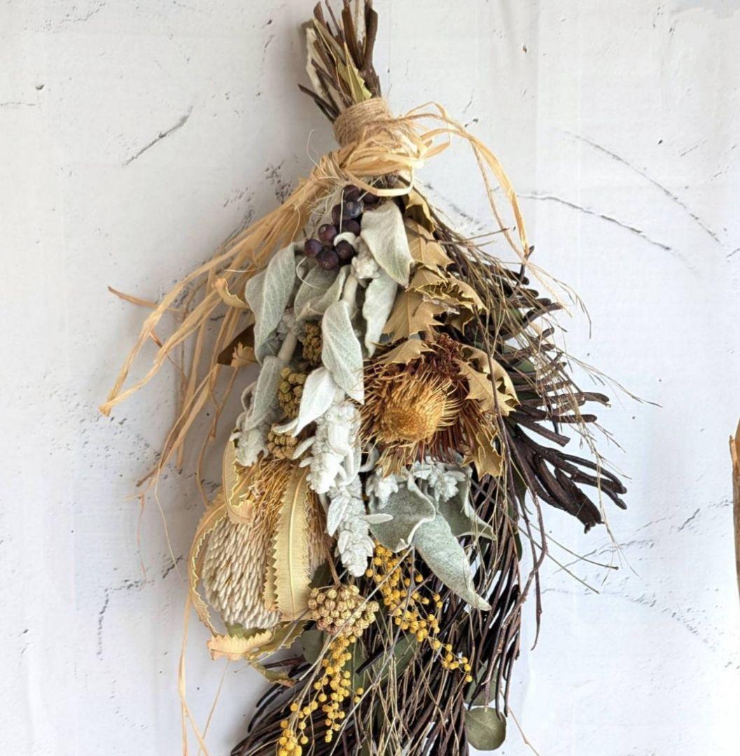 専用＊バンクシア＆クエキフオリア ドライフラワースワッグ