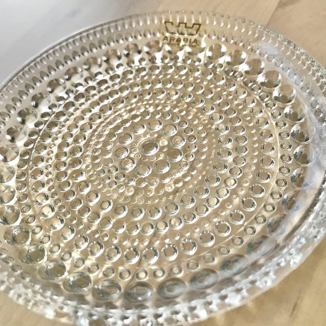 アラビア　カステヘルミ　8.5cm　プレート　クリア　3点セット　ヴィンテージ