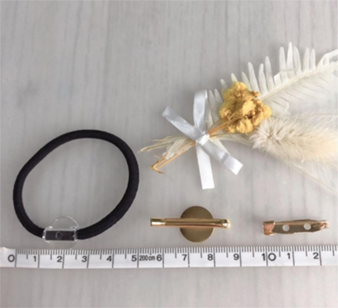 ハンドメイドレジンヘアゴム・ポニーフック・ブローチ♡No.17