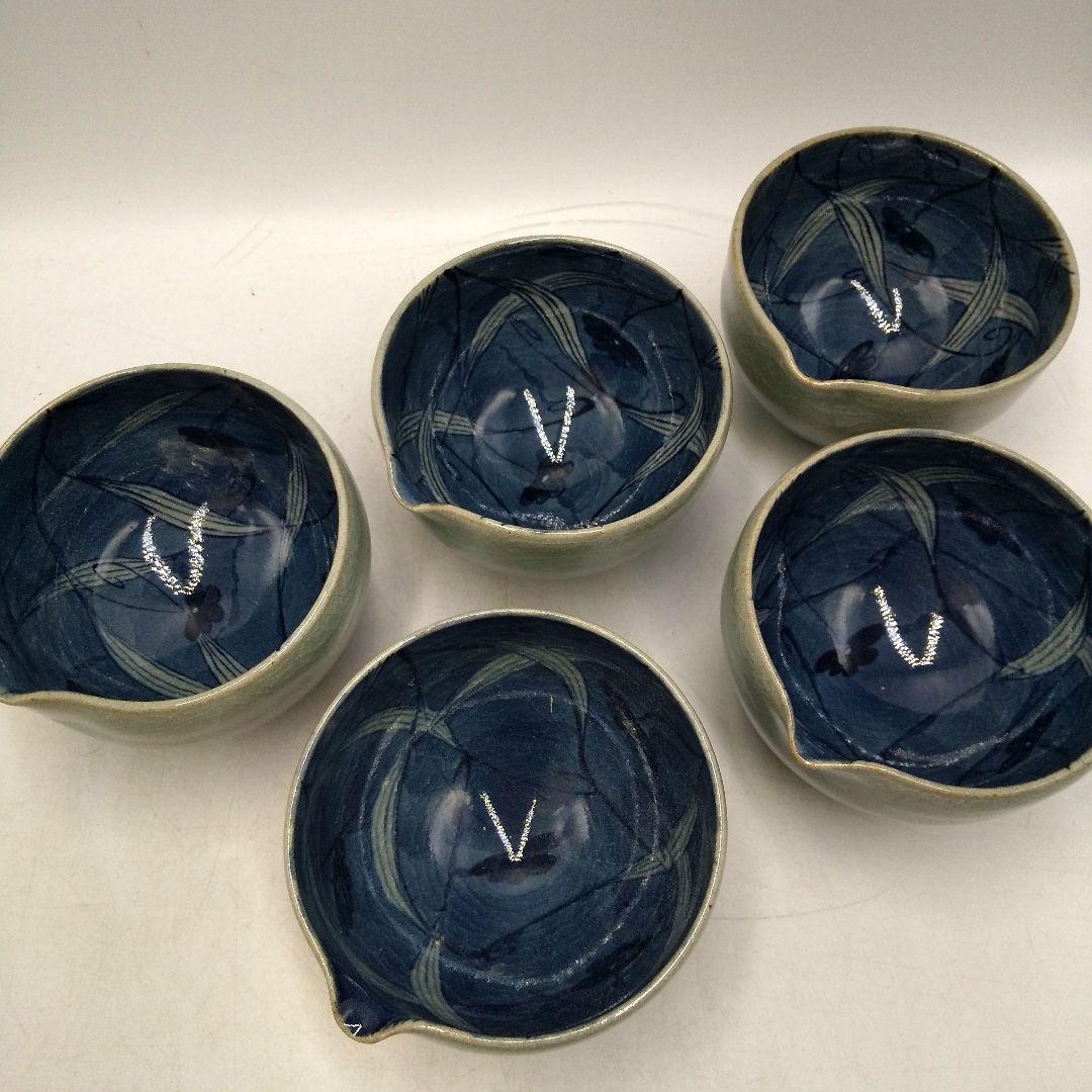 新品未使用　有田焼　辻修窯　レンゲ柄　小鉢揃　陶器　レア　お洒落　お皿