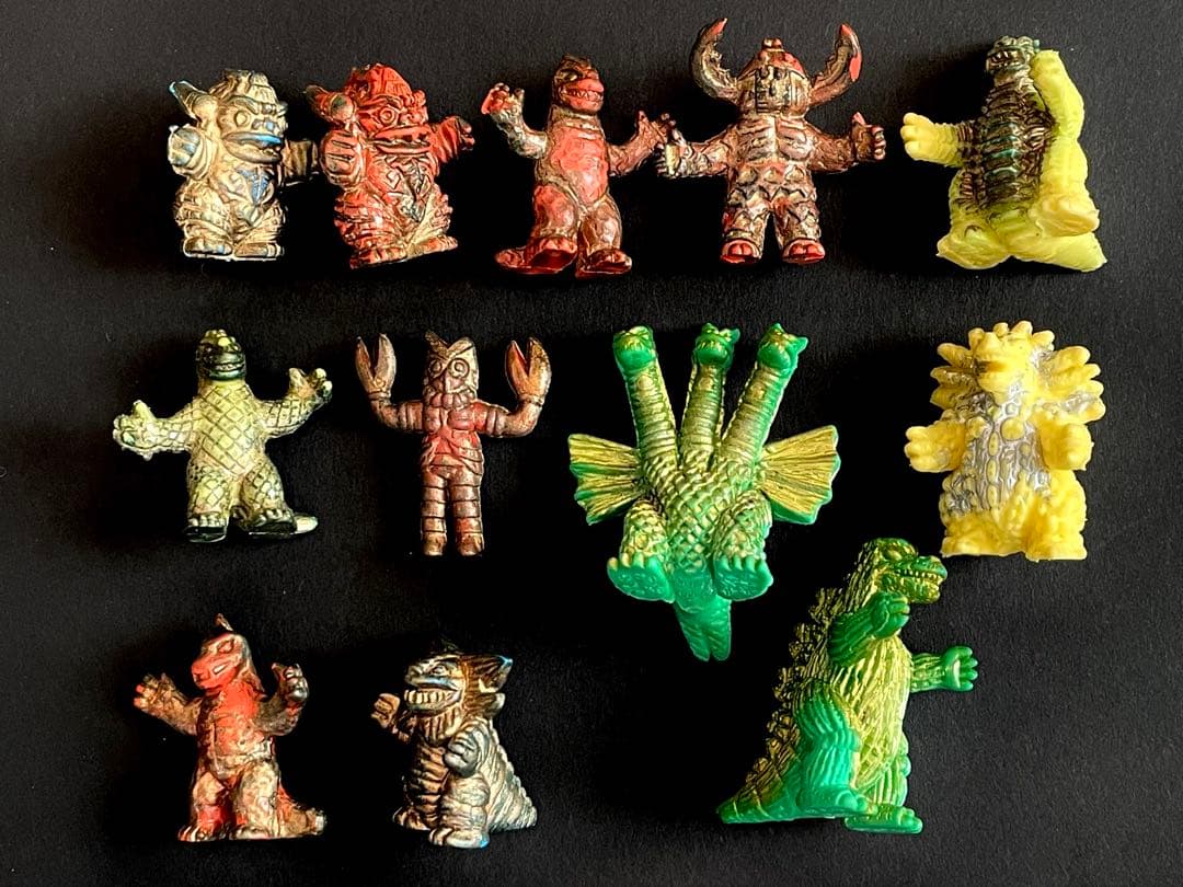 【当時物】ポピー　怪獣消しゴム　91体　ベタつき無　メタリック有　まとめ売り