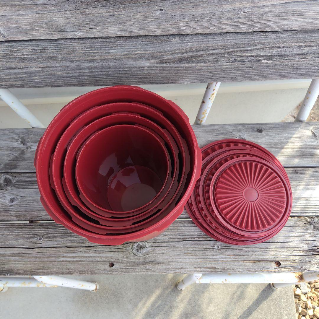 当時物 オールド タッパーウェア スタッキング 昭和レトロ 収納容器