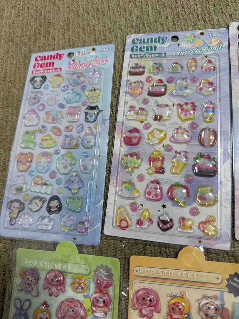 カプセルシール　タイルシール　ボンボンドロップシールまとめ売り