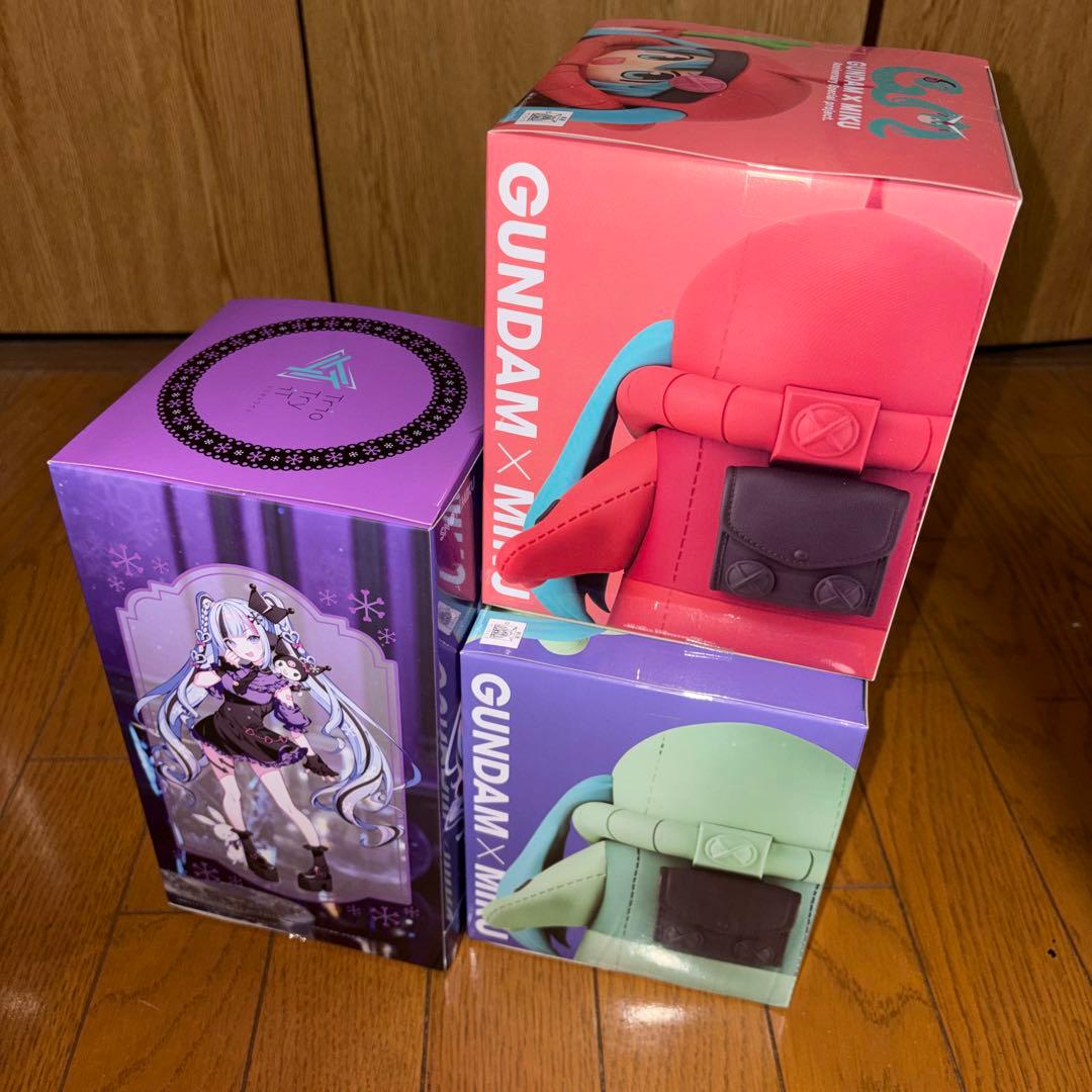 初音ミク 雪ミク ガンダム45周年シャアザクミク ザクミクフィギュア 3体セット