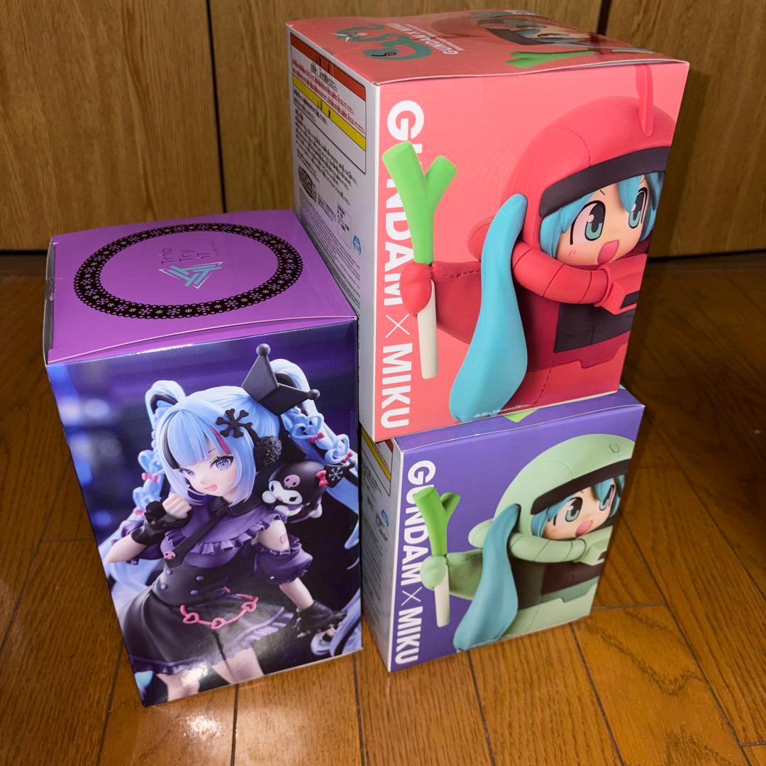 初音ミク 雪ミク ガンダム45周年シャアザクミク ザクミクフィギュア 3体セット